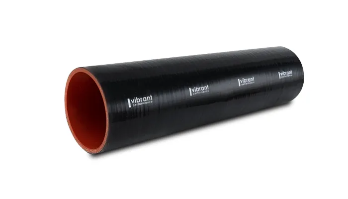 Straight Hose Coupler; 2.5 in. ID; 12 in. Length; 50 PSI Maximum Operating Pressure; 0.2 in. Wall Thickness; Black; product image