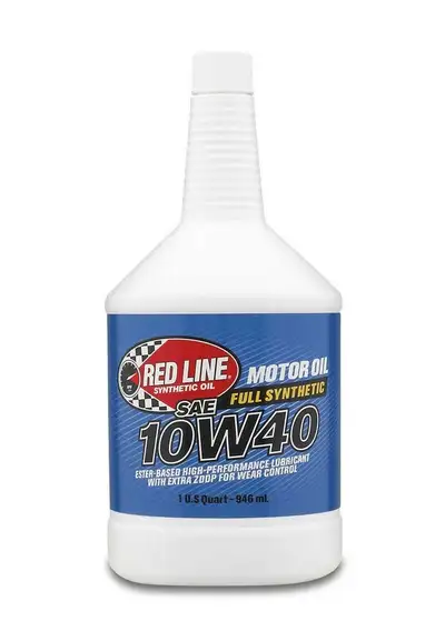 Red Line Oil 10W40 Synthetic Motor Oil 1 Quart Red Line Oil