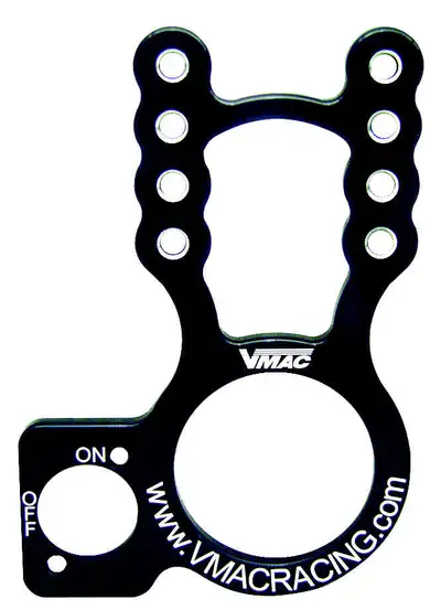 King Racing Products Steering Gear Locator Left Side Fuel Shut Off