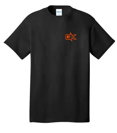 GateKeeper Off-Road Gatekeeper Off-Road Logo Short Sleeve Shirt Black and Orange