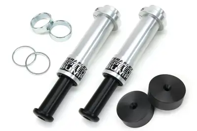 TeraFlex Speedbump Kit JK Front Pair 4in Travel 4in Lift W/1.25in Tall Strike Pad & Adjus