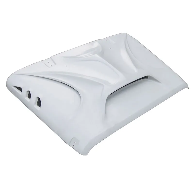 Jeep White Color Fiber Glass Hood for Wrangler JK JKU product image