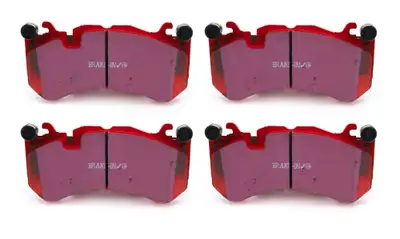 EBC Brakes Redstuff Ceramic Low Dust Brake Pads; FMSI Pad No. D1291; Pad Dimensions: 190 x 93 x 17mm;