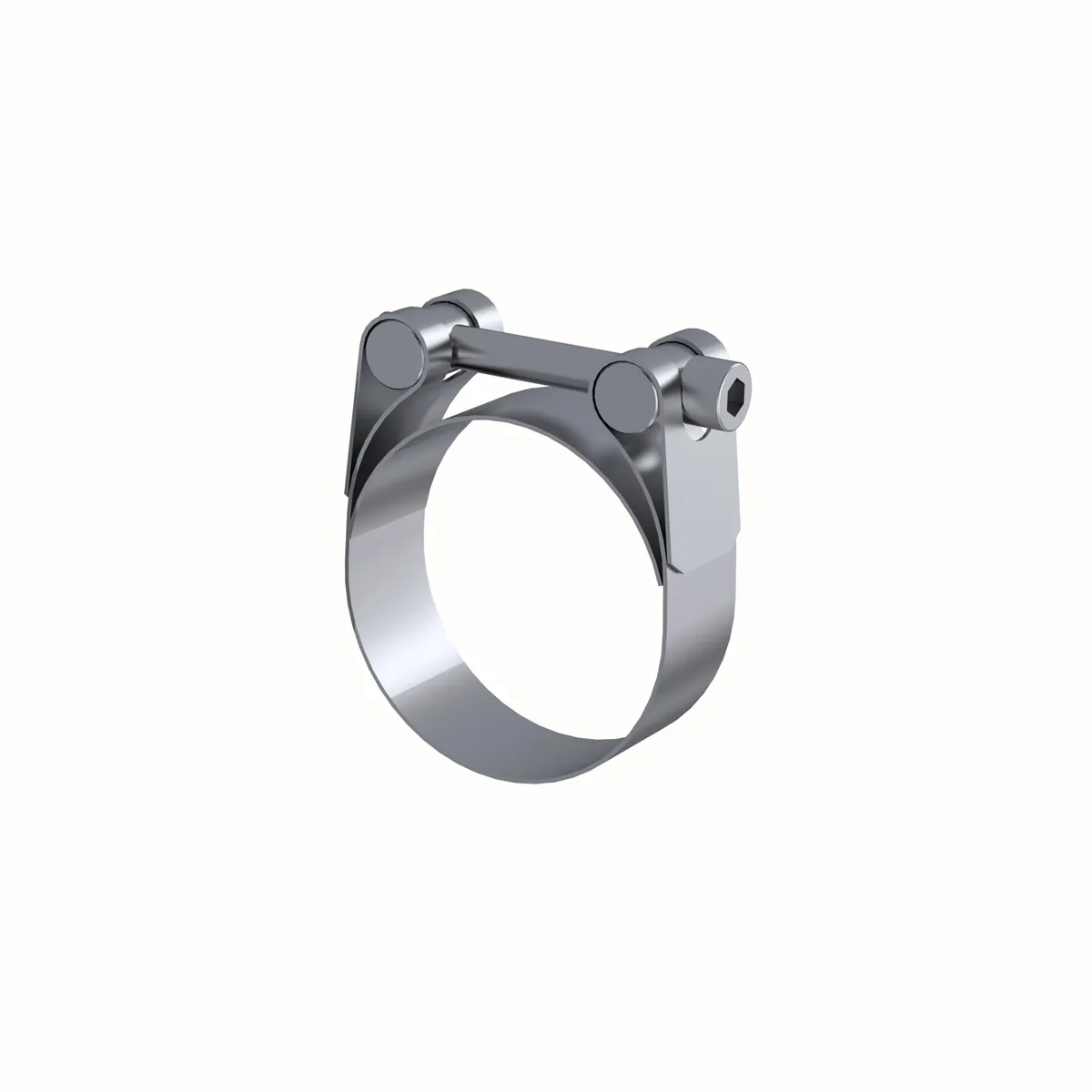 Garage Parts Barrel Band Clamp; 2 in. Diameter; Stainless Steel; product image