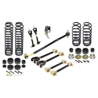 aFe Power Sport Edition Johnny Joint Suspension System for LJ 4 Inch lift RockJock 4X4