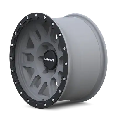 Mayhem Mayhem Offroad Wheels Delta 8304 GY 20x9 Matte Black Lip Gunmetal 0 Off Set 6 Lug 5 BSM 106 Bore Cast Aluminum