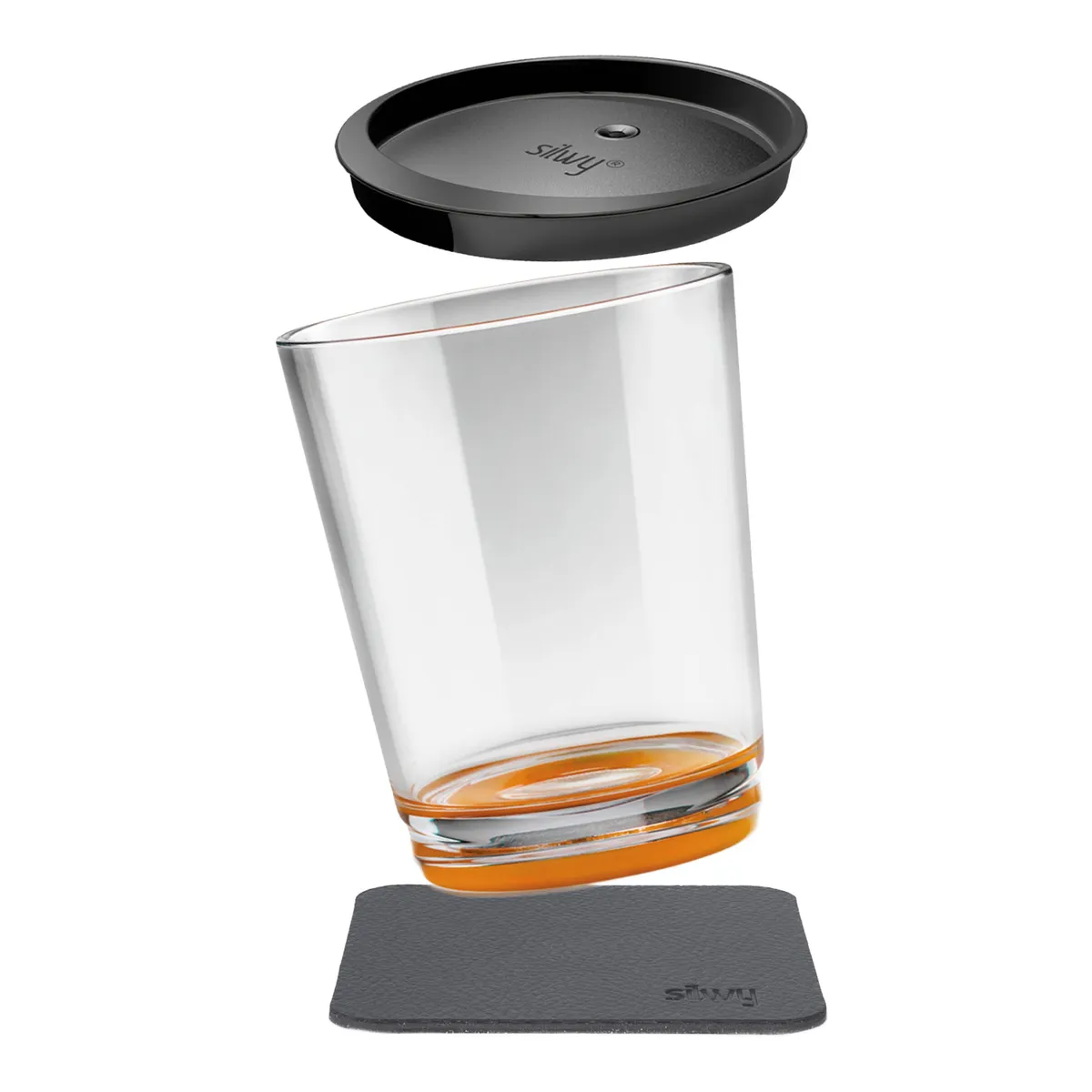 Magnetic drinking cup Triple ORANGE product image