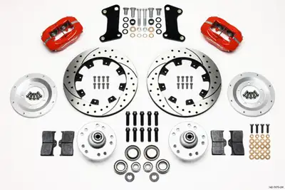 Wilwood Brakes 1960 - 1982 Buick, Chevrolet, Ford, GMC, Mercury, Oldsmobile, Pontiac Forged Dynalite Big Brake Front Brake Kit (Hub) - 140-7675