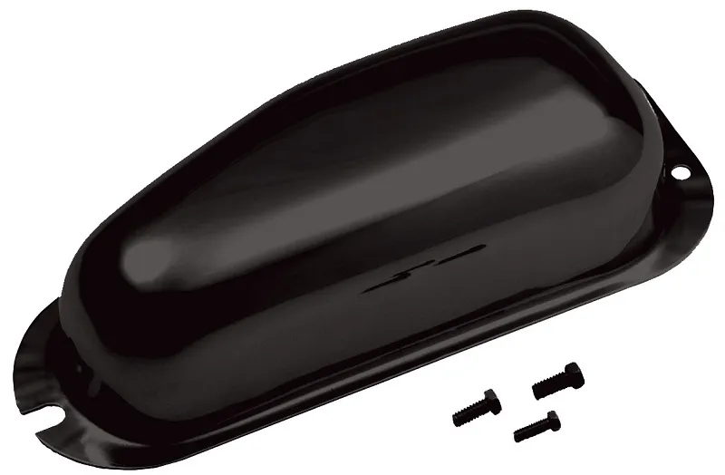 6875 CJ Wiper Motor Cover Black Powder Coat Stainless Steel product image