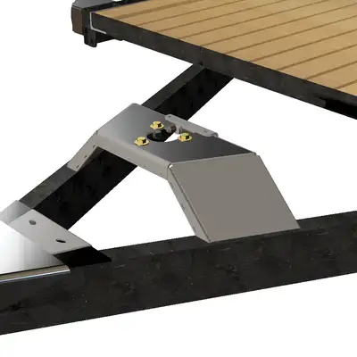 GateKeeper Off-Road Trailer Tongue Jack Heavy Duty Relocation Mount