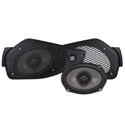 MB Quart 24c Wrangler Jl/Gladiator JT Tuned Audio Package w/ 6x9 in Rear Coaxial Speaker