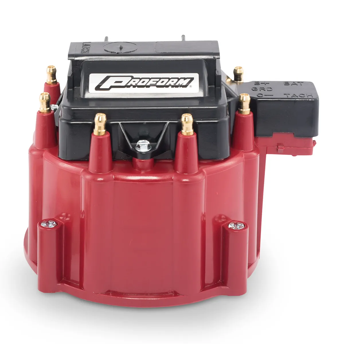 Engine Distributor GM HEI Coil Cap and Rotor Kit Red Cap Proform product image