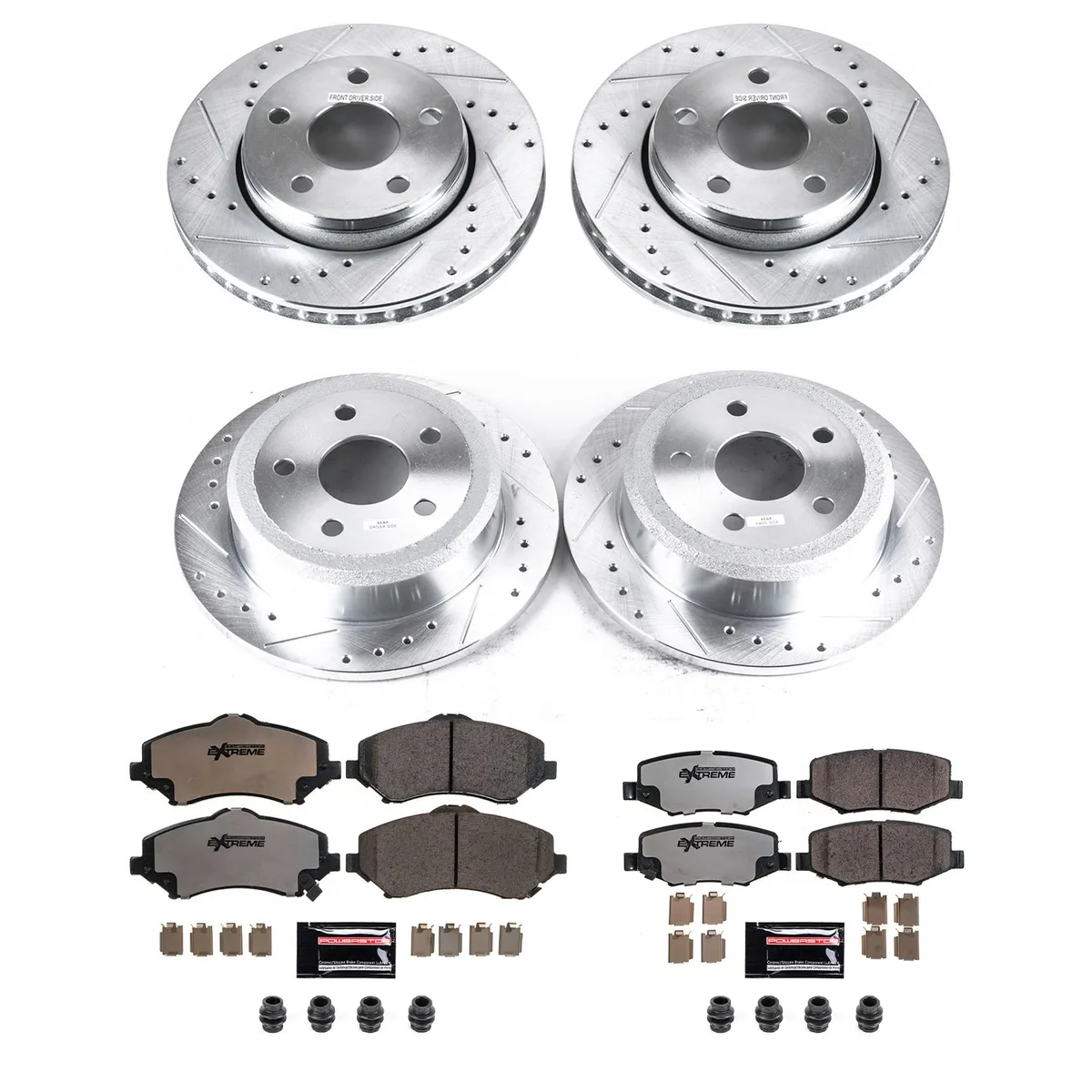 Z36 Truck/Tow Upgrade Kit: Drilled/Slotted Rotors; Carbon-Fiber Ceramic Pads W/Hardware product image