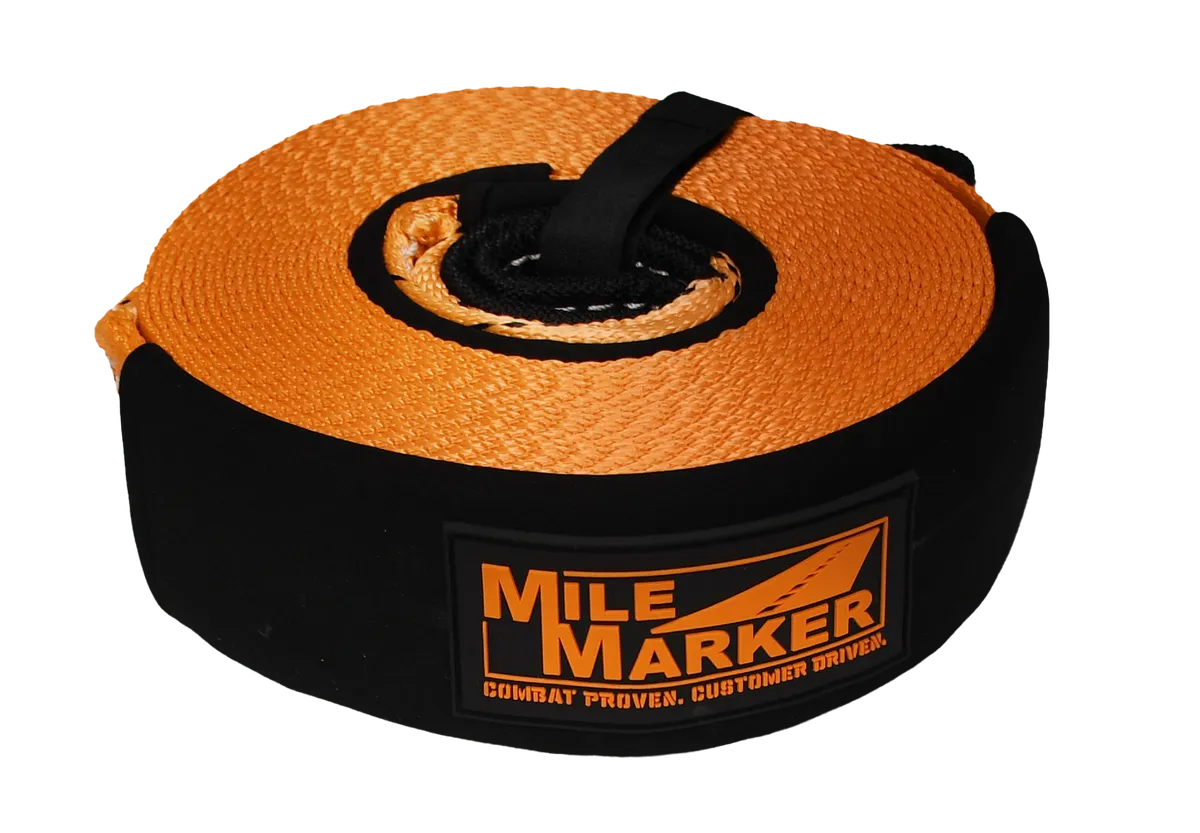 Mile Marker 19330TOW 3IN x 30ft Orange Tow Strap product image