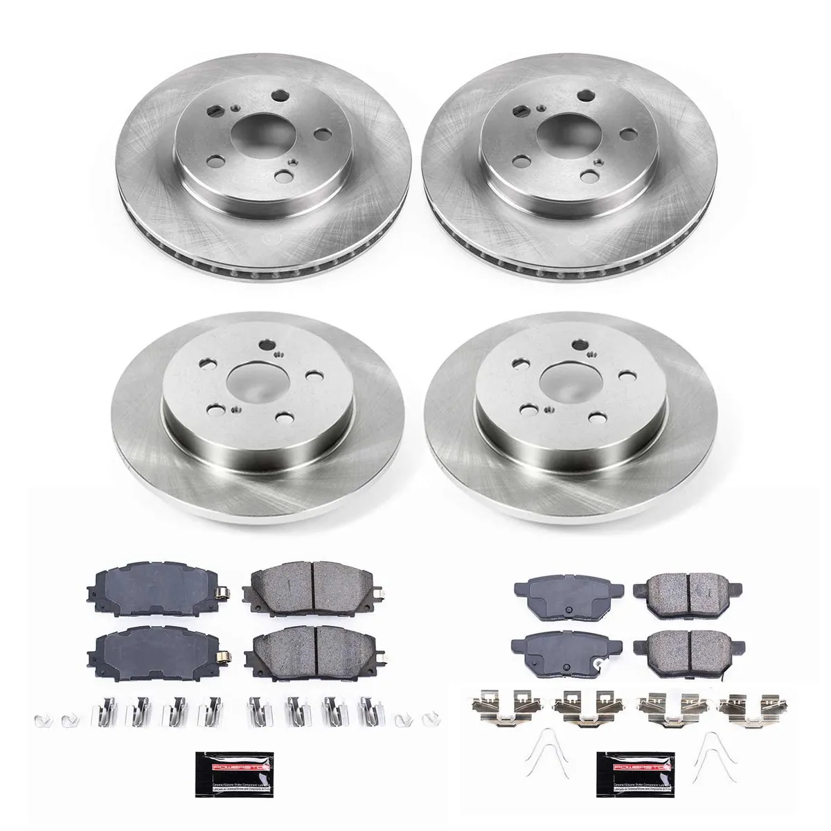 Autospecialty Brake Kit fr 2016-2018 Toyota Prius 2017 Toyota Prius Prime product image