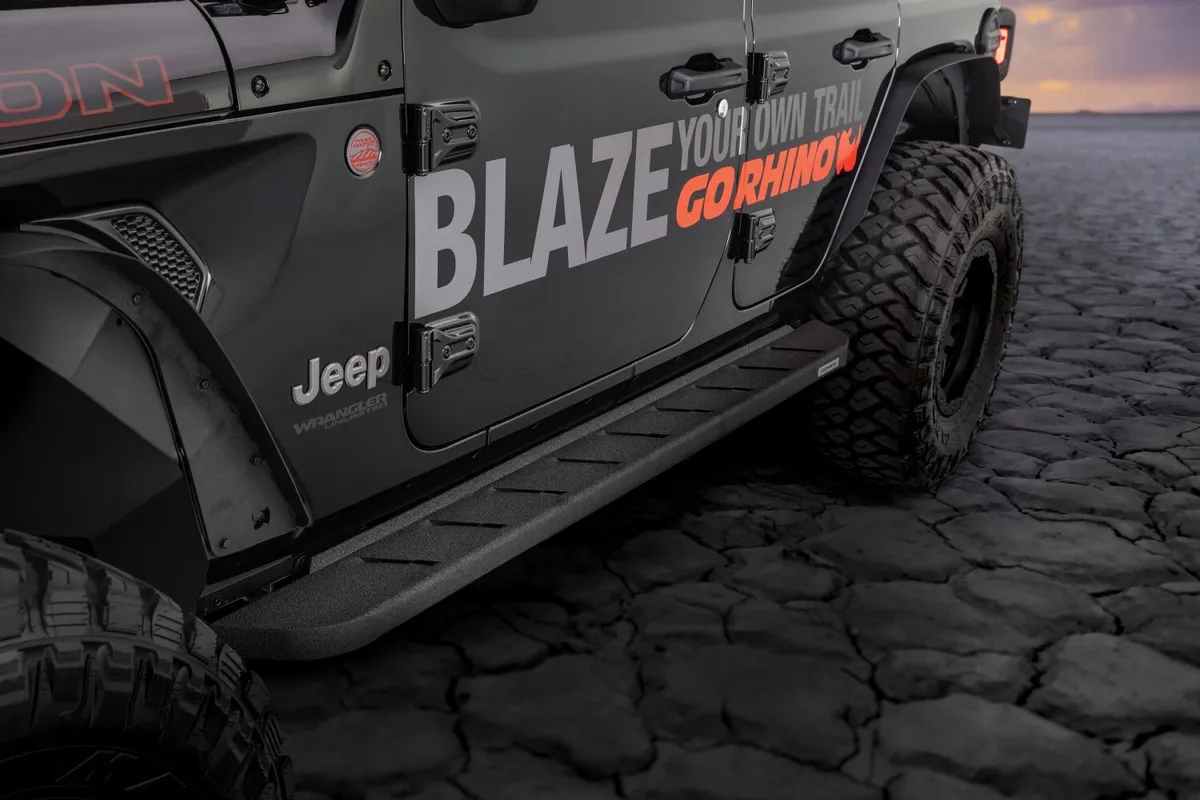 Go Rhino - 63450673T - RB10 Running Boards With Mounting Brackets - Protective Bedliner Coating product image