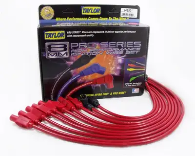 Taylor Cable 8mm Spiropro Custom 8 Cyl Red