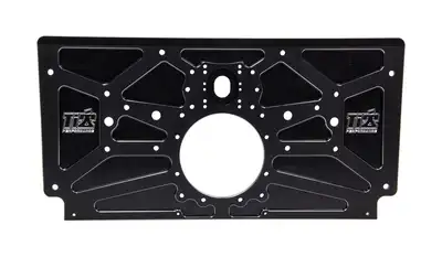 TI22 Performance Sprint Rear Motor Plate Black