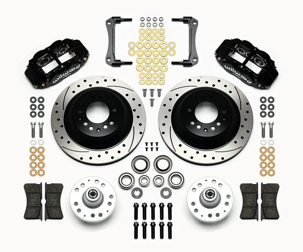 1979 - 1990 Buick, Chevrolet, Oldsmobile, Pontiac Forged Narrow Superlite 6R Big Brake Front Brake Kit (Hub and 1PC Rotor) - 140-12280 product image