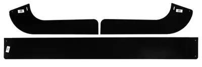 True Performance & Fabrication Splitter Kit Blk Asphalt Outlaw 1/4in 3pc