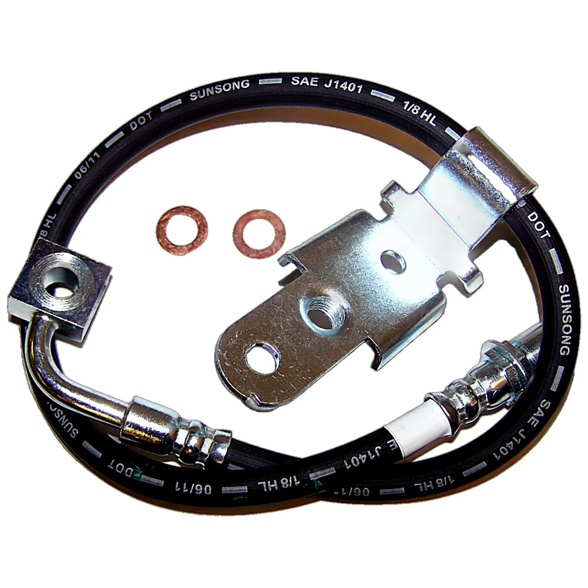 2005-2009 LX Magnum 300 Charger;2009-2010 LC Challenger;w/ Standard Brakes; Right Front Brake Hose product image