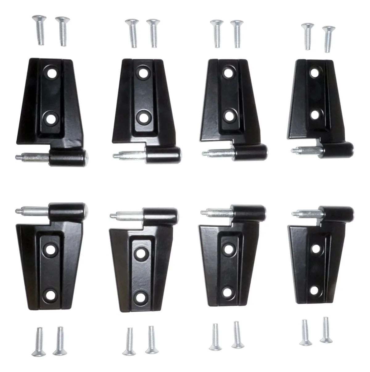 Black Door Hinge Kit Black Primer Door Hinge Set (Door Side);includes 4 Left And 4 Right Hinges And Hardware;hinges Work For Upper or Lower Position of Front or Rear Doors; product image