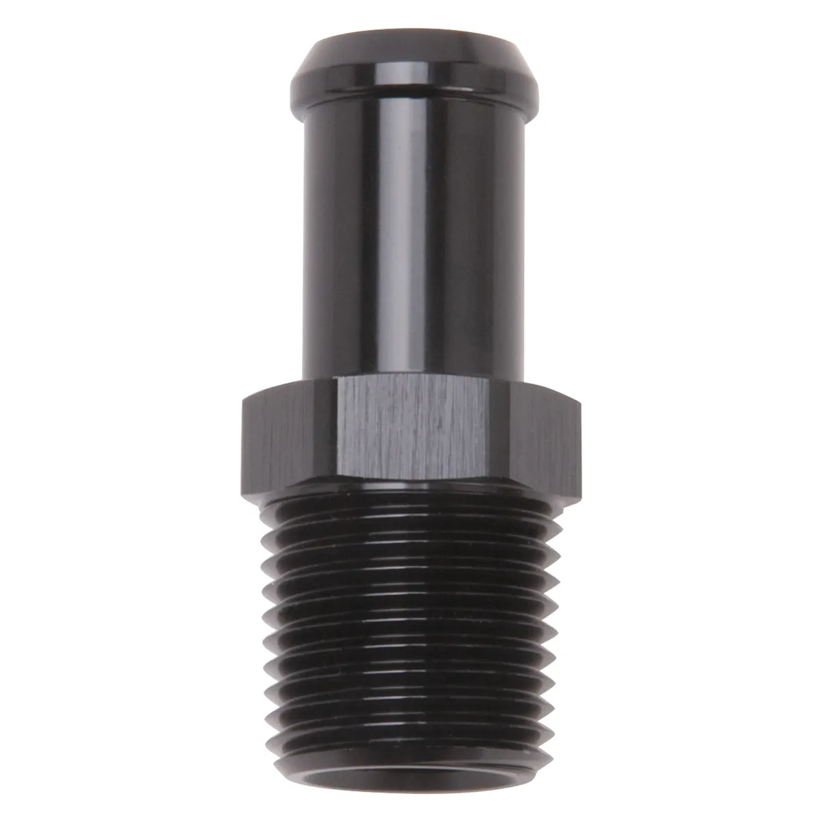 Edelbrock 8159 Heater Hose End Fitting - Straight with 1/2 NPT and 5/8 Barb. product image