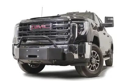 Fab Fours 24c Sierra 2500/3500hd Winch Mount W/Prerunner Guard Frnt Bumper Matte Finish