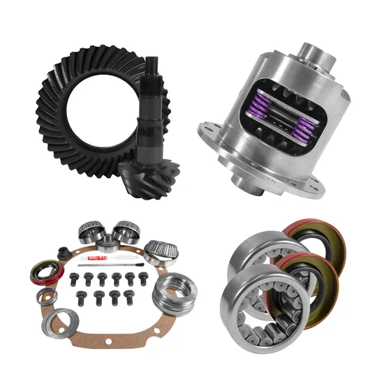 Yukon Gear and Axle 8.8 Inch Ford 4.56 Rear Ring & Pinion, Install Kit, 31Spl Posi, 2.99 Inch Axle Bearing 2009-2014 Ford F-150 USA Standard