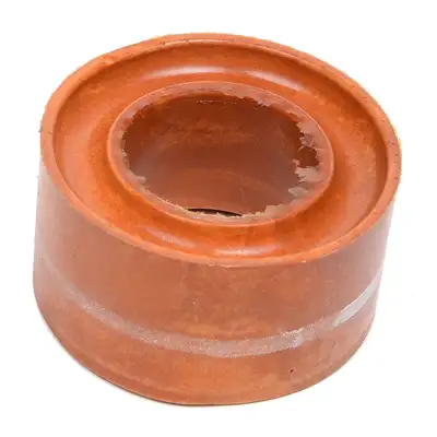RE Suspension Spring Rubber 5in Dia. 1.75in Tall White