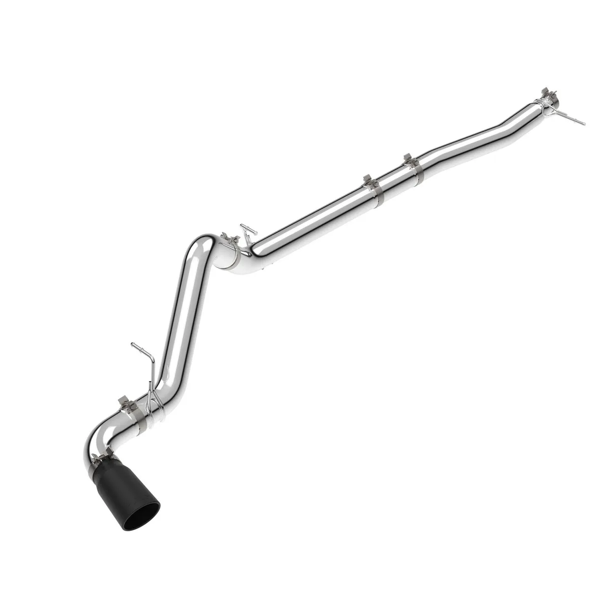 Pacific Performance Engineering 23-25 GM 3.0L Duramax 304 Stainless Steel DPF-Back Performance Exhaust Kit - Single Exit Polished Pipe Black Tip Pacific Performance Engineering