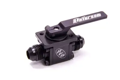 Peterson Fluid Panel Mount Ball Valve -8 Male Fittings