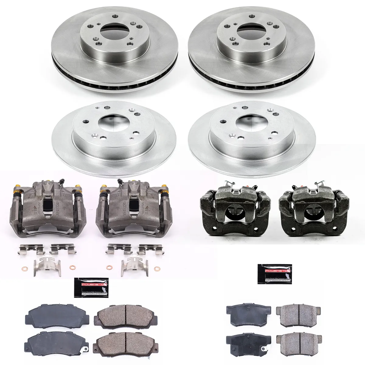 Z17 Direct Replacement Kit: Rotors; Ceramic Pads; Calipers product image