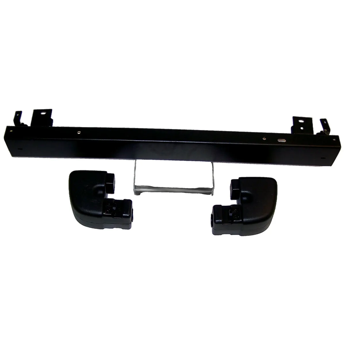 Rear Bumper Kit; Black; Incl. Bumper And 2 End Caps; product image