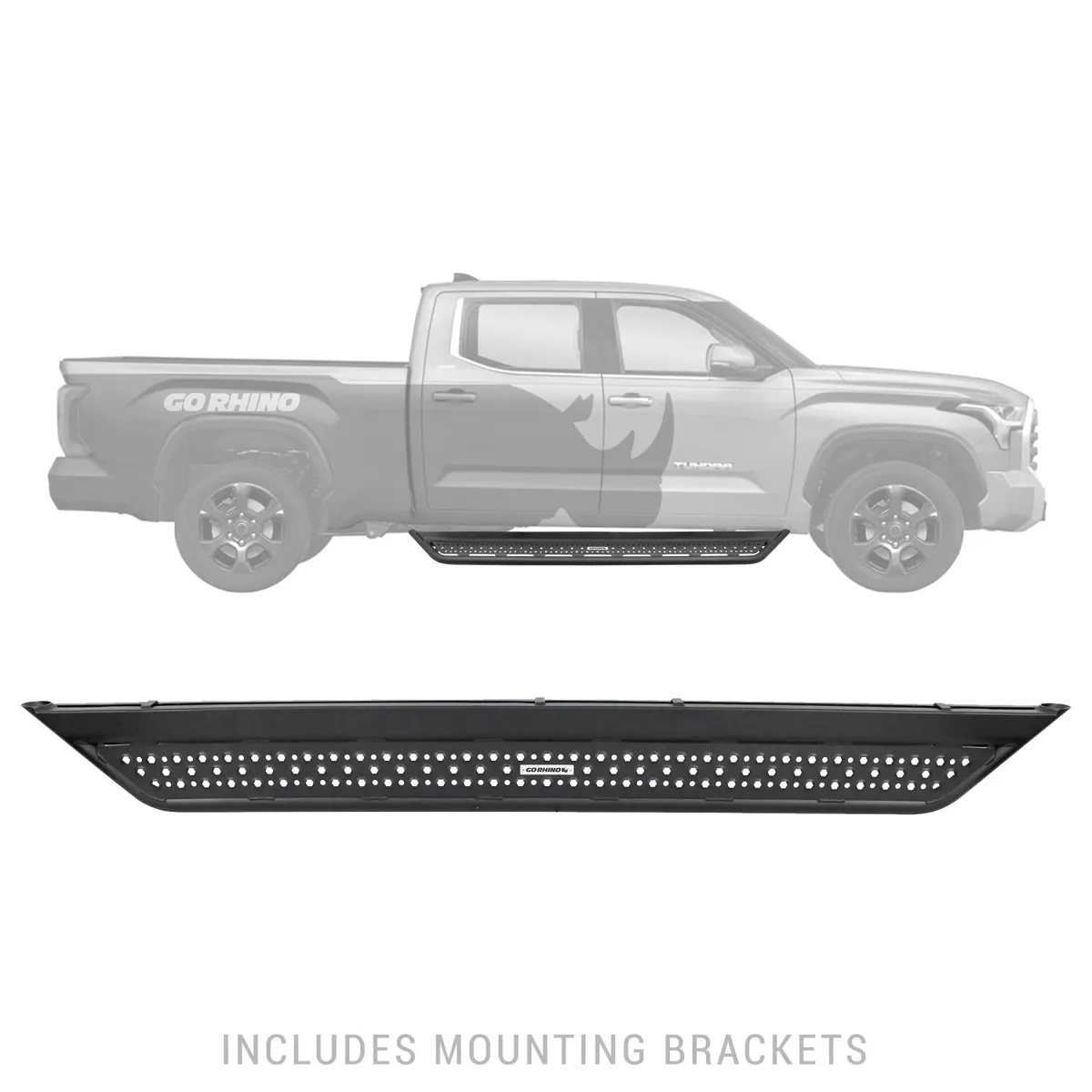 Go Rhino Go Rhino D64439T - Dominator Xtreme DSS SideSteps - Complete Kit: SideStep + Brackets - Textured Black