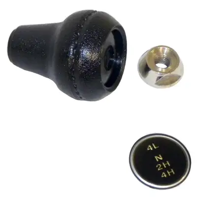 Crown Automotive Jeep Replacement Crown Automotive Jeep Replacement 3241430K Transfer Case Shift Knob Kit for 1980-1986 Jeep CJ-5, CJ-7, CJ-8 w/ D300 T.C.