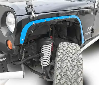 Steinjager Steinjäger Fenders Wrangler JK 2007-2018 Deletes Front Playboy Blue