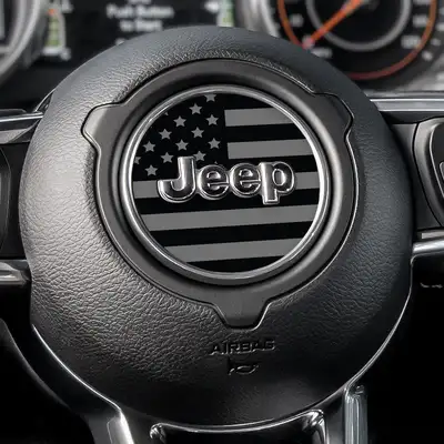 Under The Sun Inserts Black Out Steering Wheel Decal