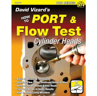 SA Design Books David Vizard's How to Port &amp; Flow Test Cylinder Heads
