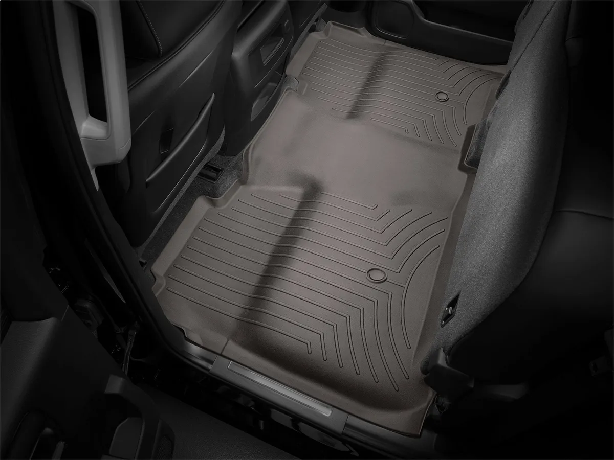 Cocoa Rear FloorLiner Chevrolet Silverado GMC Sierra 2014 + Fits Crew Cab Models product image