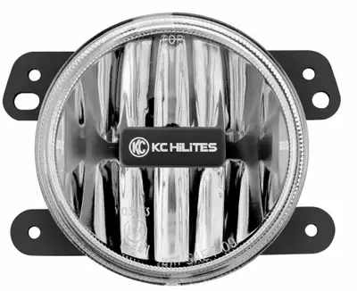 KC HiLiTES KC Hilites 1497 g4 Gravity LED 4 SAE Ece Fog 1-Light - 2010-2018 Jeep Wrangler JK 2/4-Door