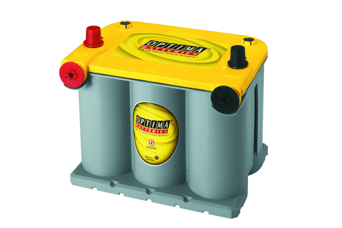 YellowTop® Deep Cycle Battery; UNBOXED; Grp. D75/25; Cold Crank Amp 620; Crank Amp 770; Reserve Cap. 100; Amp Hour 48; Dual Terminal; L-9 5/16 in.; W-6 13/16 in.; H-7 5/8 in.; product image