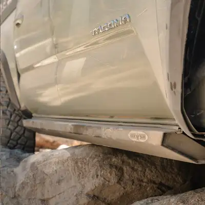 Rock-Slide Engineering Tacoma Rock Sliders Passenger Side Sub Part For 05-23 Toyota Tacoma Black Powdercoat Steel Rock Slide Engineering