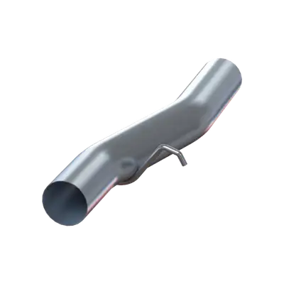 MBRP Exhaust 4 Inch Regular Cab Adaptor Aluminized Steel For 01-05 Silverado/Sierra 2500/3500 Duramax Reg Cab MBRP