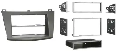 Metra Electronics TURBOKits; Radio Installation Kit; Incl. Instructions; For Double DIN Or Two Single DIN; Matte Black;
