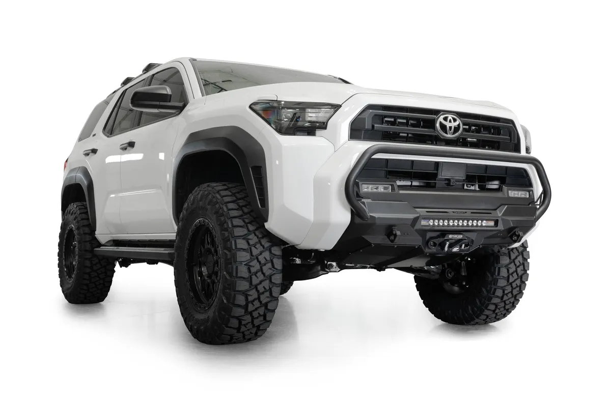 Addictive Desert Designs 2025 Toyota 4Runner Stealth Center Mount Front Bumper with Top Hoop F710353070103 product image