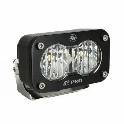 Baja Designs LED Work Light Clear Lens Wide Driving Pattern S2 Pro Baja Designs