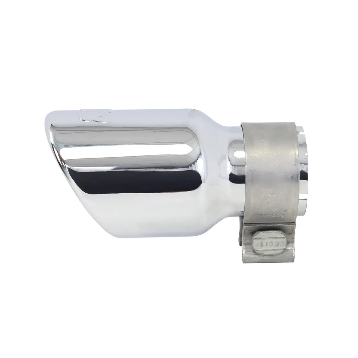 3in od x 6in For 2in Inlet Chromed Stainless Steel Clamp Style Exhaust Tip product image