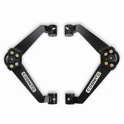 Cognito Motorsports Truck Cognito Ball Joint SM Series Upper Control Arm Kit Without Dual Shock Mounts For 01-10 Silverado Sierra 1500HD-3500HD 01-13 GM 2500 SUVS 03-09 Hummer H2