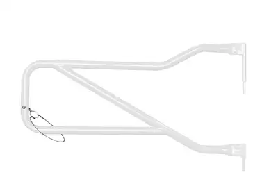 Steinjager Steinjäger Doors Wrangler JK 2007-2018 Trail, Tubular Style Front and Rear Doors Cloud White